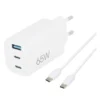 Chargeur secteur 3 ports EDENWOOD 65W 1 USB A 2 USB C