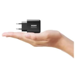 Chargeur secteur 2 ports USB-C et USB PORT Designs GAN 65W