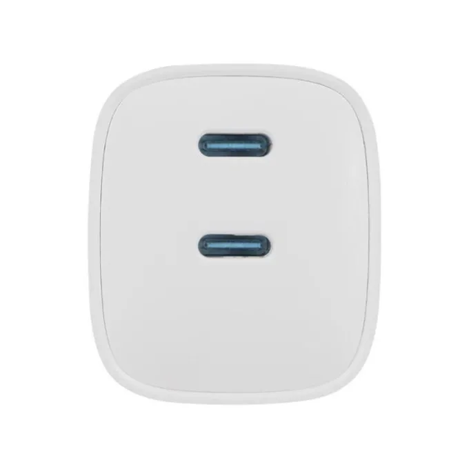 Chargeur secteur 2 ports USB-C EDENWOOD 45W Blanc