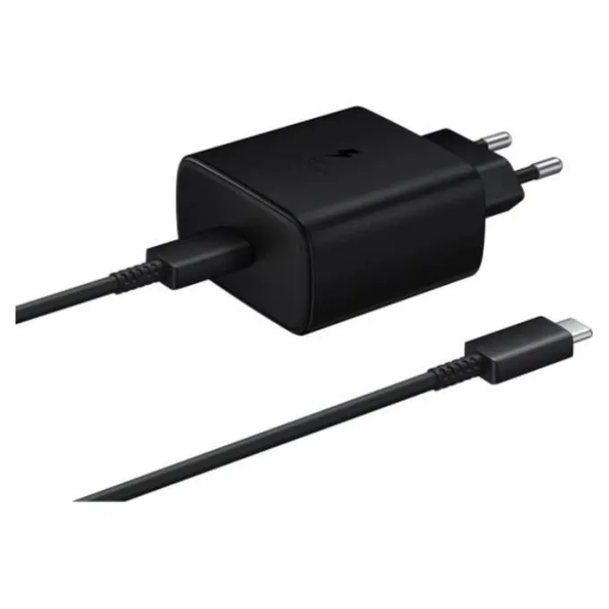 Chargeur secteur USB-C SAMSUNG 45W + Câble 1M Noir