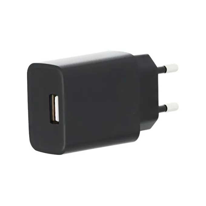 Chargeur secteur USB HIGH ONE 2,4AA + Câble USB-C/ USB 1M Noir