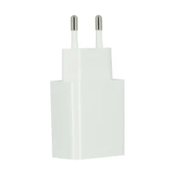 Chargeur secteur USB HIGH ONE 2,4AA + Câble Lightning / USB 1M Blanc