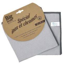 Chiffon microfibre spécial inox et chromes