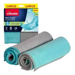 Chiffons microfibre X2 VILEDA PRO CLEAN