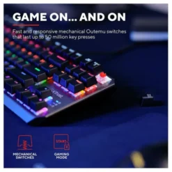 Clavier gamer TRUST TKL mécanique CALLAZ