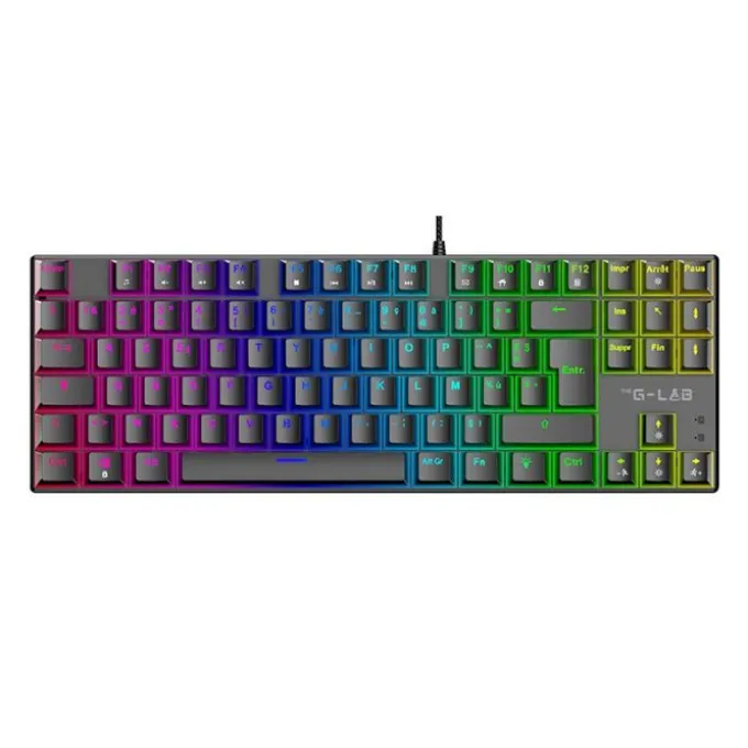 Clavier mécanique gamer THE G-LAB MERCURY switch rouge