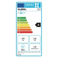 Climatiseur mobile VALBERG 9000 BTU pour pièce de 20m2