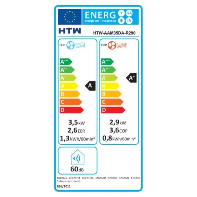 Climatiseur monobloc HTW 30m² AAM35DA-R290