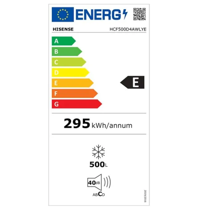 Congélateur coffre HISENSE HCF500D4AWLYE