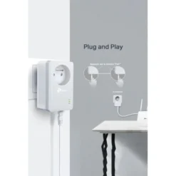 CPL DUO TP-Link AV600 Mbps avec prise intégrée - TL-PA4015PKIT
