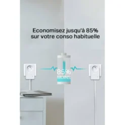 CPL DUO TP-Link AV600 Mbps avec prise intégrée - TL-PA4015PKIT