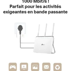 CPL DUO TP LINK PA7019P Kit - AV1000 2 prises