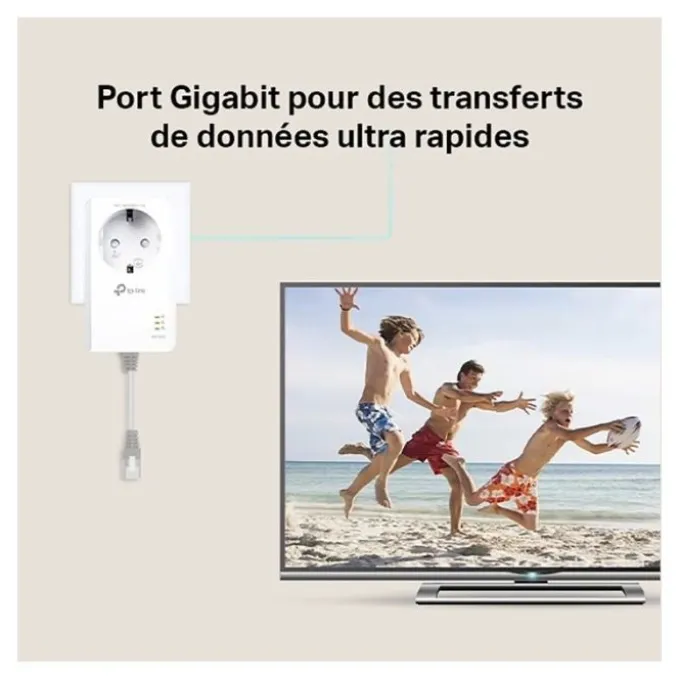 CPL DUO TP LINK PA7019P Kit - AV1000 2 prises