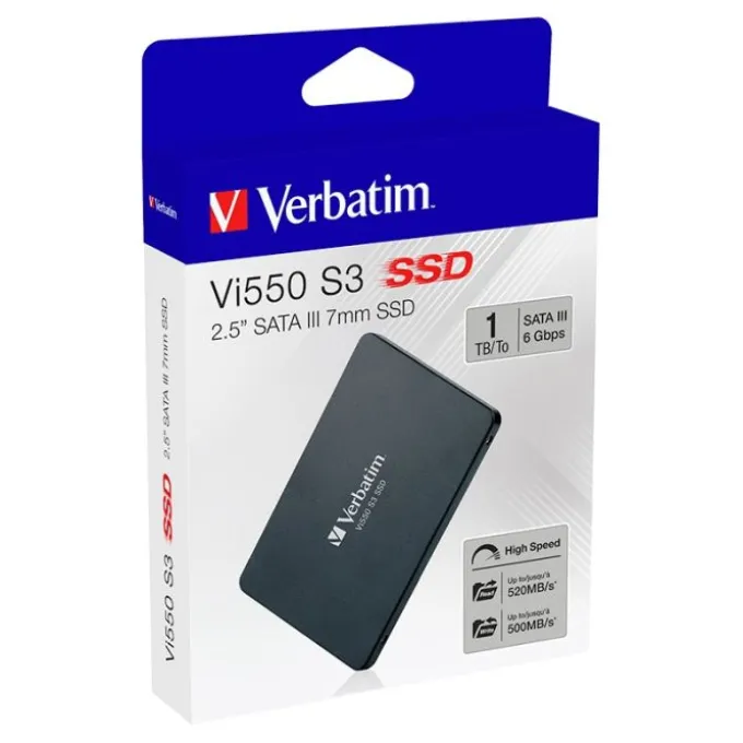 Disque dur SSD interne VERBATIM Sata 1To Vi550 S3