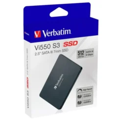 Disque dur SSD interne VERBATIM Sata 512Go Vi550 S3