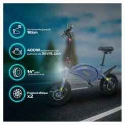 Draisienne URBANGLIDE BIKE 140 Bleue