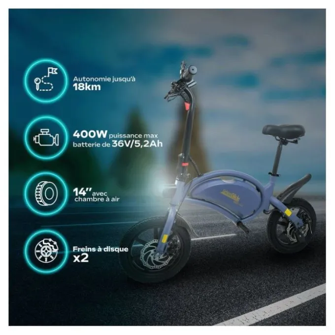 Draisienne URBANGLIDE BIKE 140 Bleue