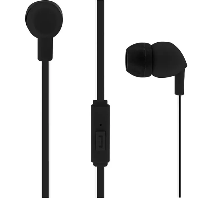 Ecouteurs filaires TNB BE COLOR Noirs + micro