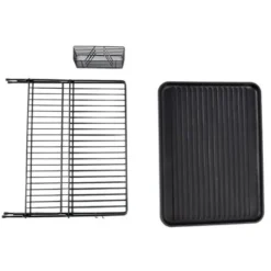 Egouttoir COSYLIFE métal noir pliable