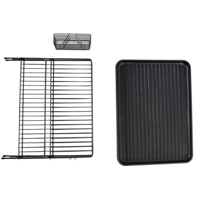 Egouttoir COSYLIFE métal noir pliable