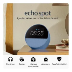 Enceinte AMAZON ECHO SPOT Bleue
