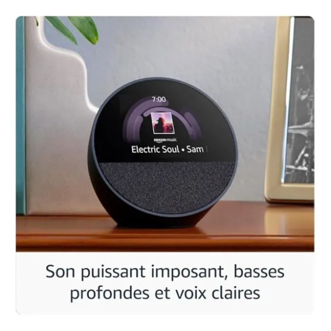 Enceinte AMAZON ECHO SPOT Noire