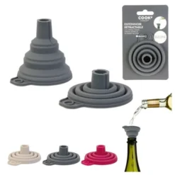 Entonnoir silicone rétractable