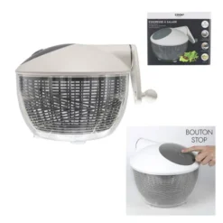 Essoreuse à salade 26cm bouton stop