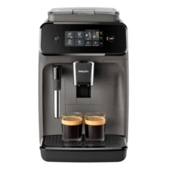 Expresso broyeur PHILIPS EP1224/00 Machine à café à grain Gris brossé + mousseur à lait