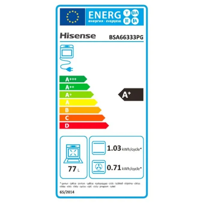 Four chaleur tournante HISENSE BSA 66333 PG