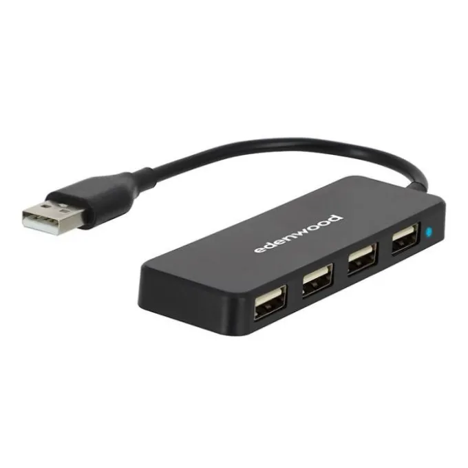 HUB USB-A 4 Ports Edenwood USB 2.0 – Haute Vitesse 480 Mbps