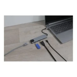 HUB USB-C Edenwood 6-en-1 avec HDMI, RJ45, USB 3.0, USB-C PD