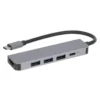 Hub USB-C 5-en-1 – Adaptateur multifonction avec HDMI, USB, SD et recharge rapide