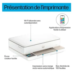 Imprimante HP ENVY 6132e multifonction Instant Ink 6 mois gratuits