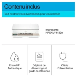 Imprimante HP ENVY 6132e multifonction Instant Ink 6 mois gratuits