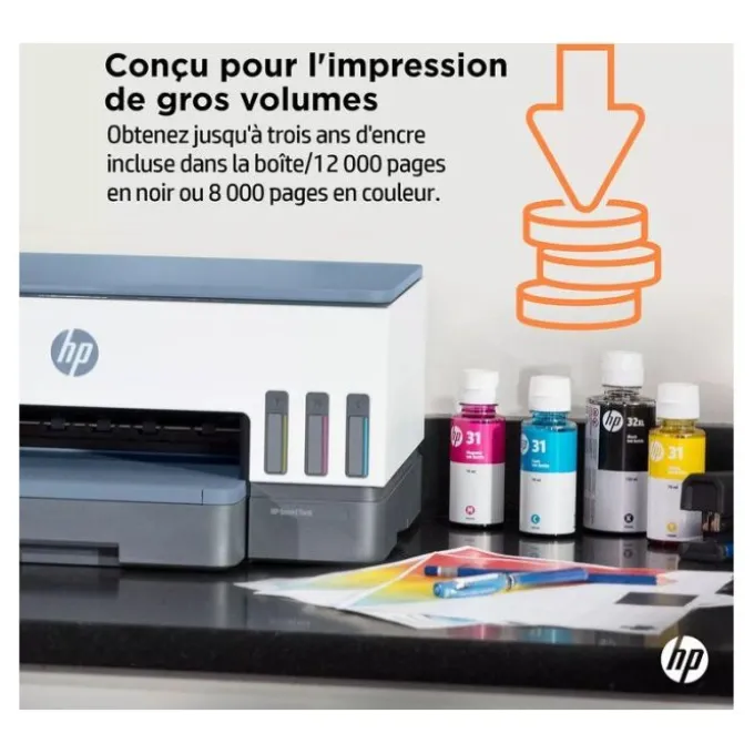 Imprimante HP Smart Tank 7006 multifonction à réservoir