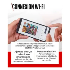 Imprimante photo wifi CANON SELPHY CP1500 noire - impression format photo (10x15cm)