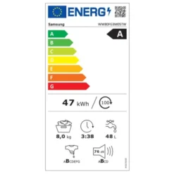 Lave-linge hublot 8 kg SAMSUNG WW80FG3M05TW