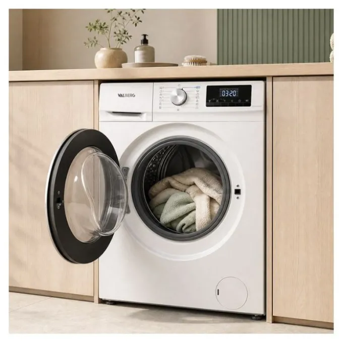 Lave-linge séchant 10 kg / 7 kg VALBERG WD 10714 A 10/D W180C