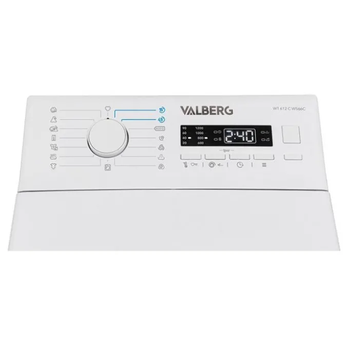 Lave-linge top 6 kg VALBERG WT 612 C W566C2