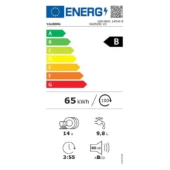 Lave-vaisselle 14 couverts VALBERG 14S40 B XAD929C V3