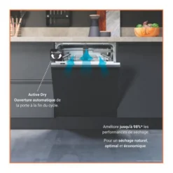 Lave-vaisselle semi-intégrable HOTPOINT HA3PB14BN7A0X