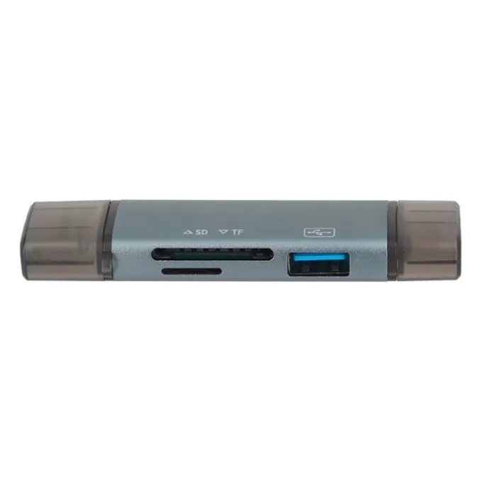 Lecteur de cartes multifonction SEDEA 6 en 1 - USB - USB-C