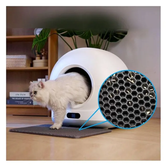 Litière auto nettoyante PAWZZ 72L avec caméra