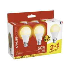 Lot de 3 Ampoules XANLITE B22