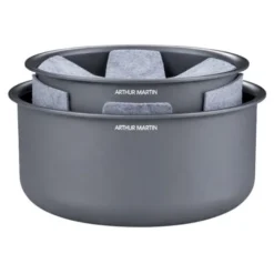 Lot de 2 casseroles céramique ARTHUR MARTIN 16-20 cm