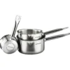 Lot de 3 casseroles 14,18 et 20cm Arthur Martin tous feux dont induction