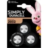 Lot de 3 Piles boutons lithium DURACELL Simply 2032 - 3V