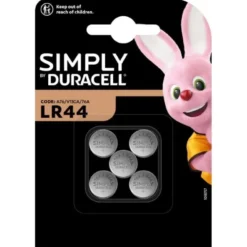 Lot de 5 Piles DURACELL Simply LR44
