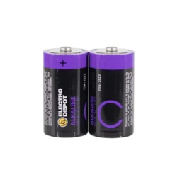 Lot de 2 Piles ELECTRO DÉPÔT Alcaline LR14 - C